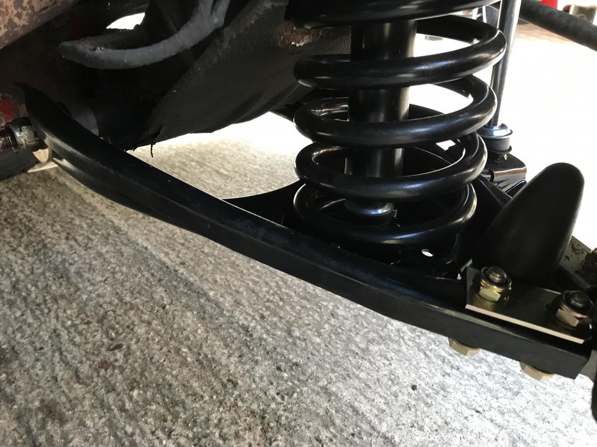 Überholte Vorderachse